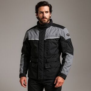 CORTECH TOURMASTER MOTORCYCLE Jacket, Black/Gray, MENS XXL